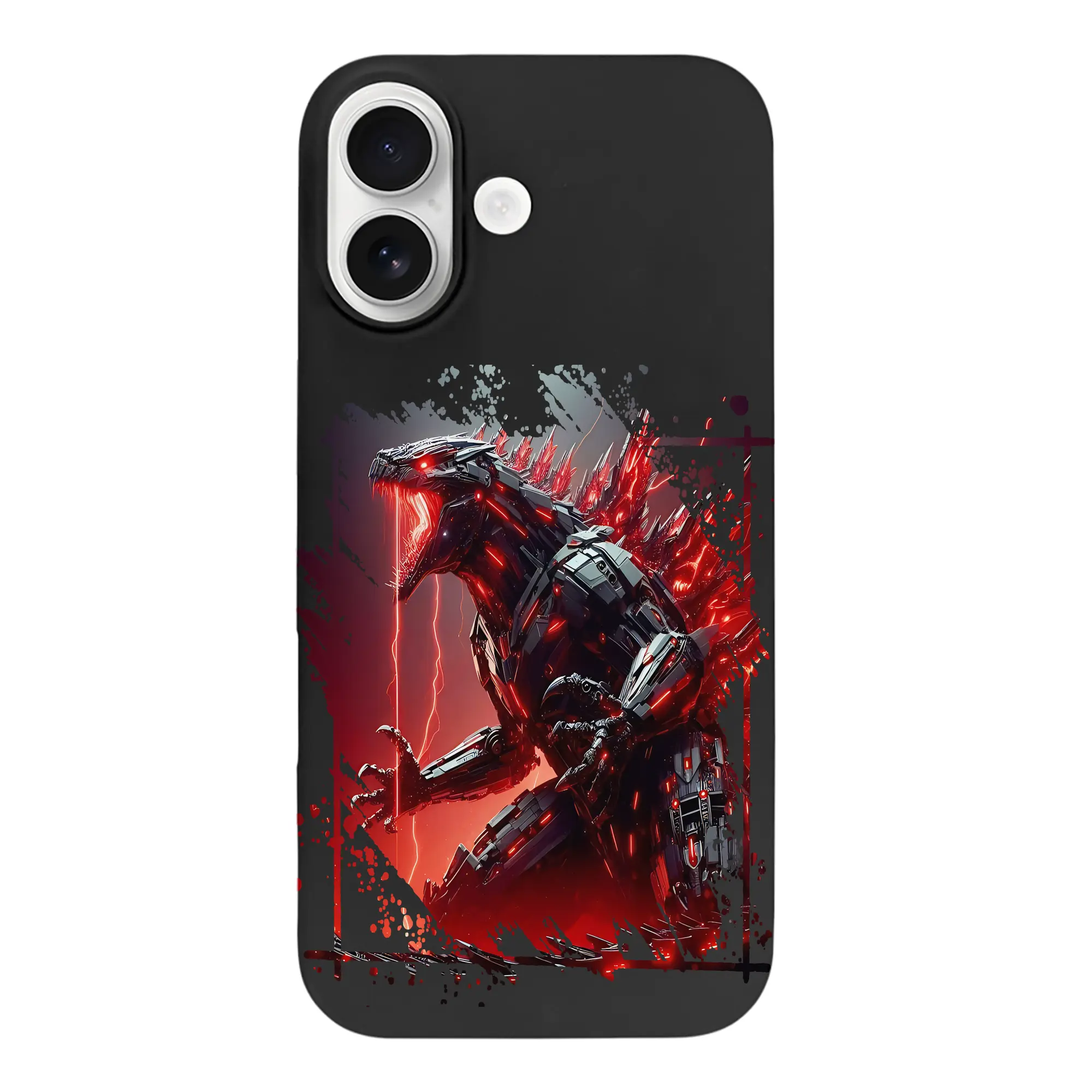 ゴジラ グッズ,メカゴジラ - iPhone 17 シリーズ シリコンケース 薄型 耐衝撃 指紋防止 ソフトタッチカバー 精密フィット 傷防止 保護ケース iPhone 17/17 Air/17 Pro/17 Pro Max 対応